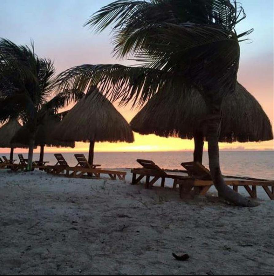 Cabanas Perla Escondida Otel Dzilam de Bravo Dış mekan fotoğraf