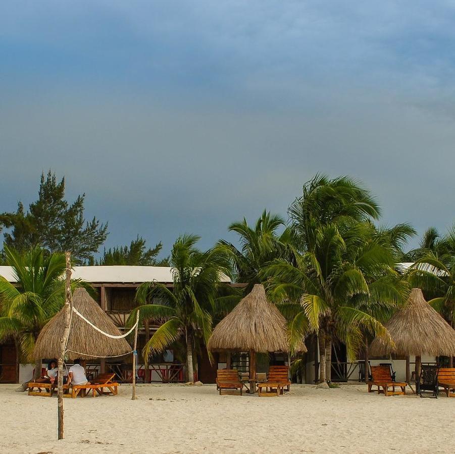 Cabanas Perla Escondida Otel Dzilam de Bravo Dış mekan fotoğraf